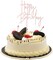 3PCS Happy Birthday Acrylic Cake Toppers – DIY Party Decorations (Black, Gold, Pink)